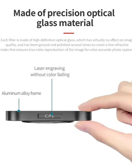 STARTRC 4 i 1 ND8 ND16 ND32 CPL Filter till GoPro HERO13 Black /12 Black /11 Black /10 Black /9 Black