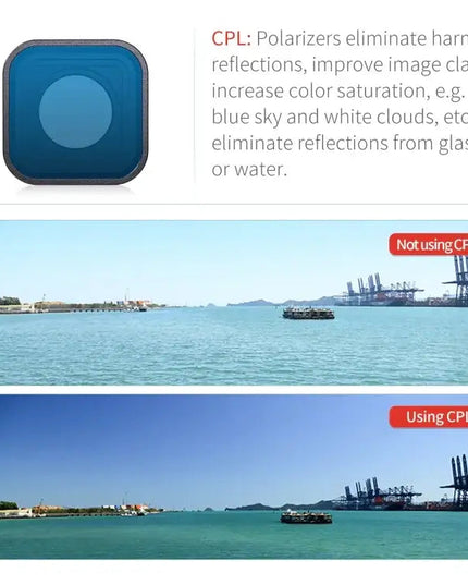 STARTRC 4 i 1 ND8 ND16 ND32 CPL Filter till GoPro HERO13 Black /12 Black /11 Black /10 Black /9 Black