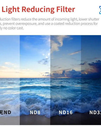 STARTRC 4 i 1 ND8 ND16 ND32 CPL Filter till GoPro HERO13 Black /12 Black /11 Black /10 Black /9 Black