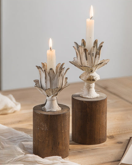 2-pack Lotus Ljusstake