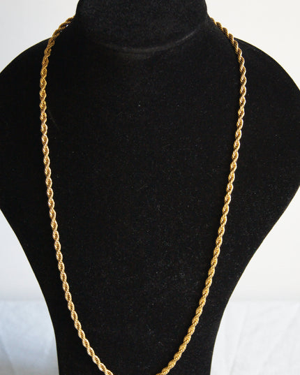 Borealis Rope Herr Halsband Guld