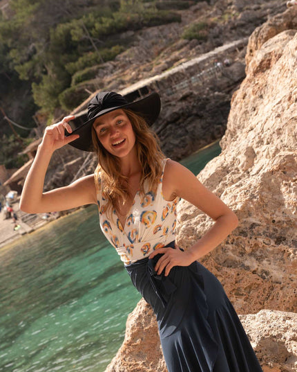 Bahamas UV-solhatt svart