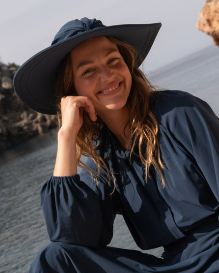 Bahamas UV-solhatt Marinblå