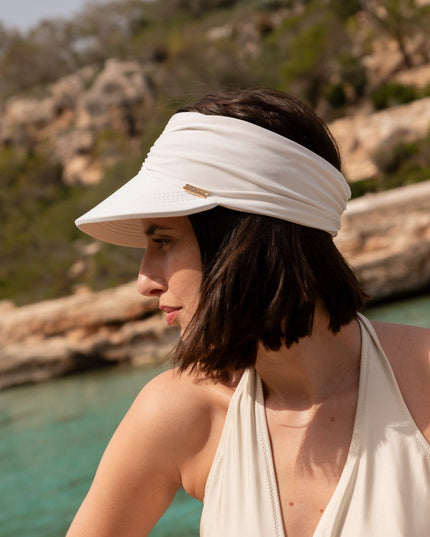Capri Vändbart UV-Visir Vit/Natur