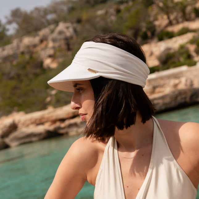 Capri Vändbart UV-Visir Vit/Natur