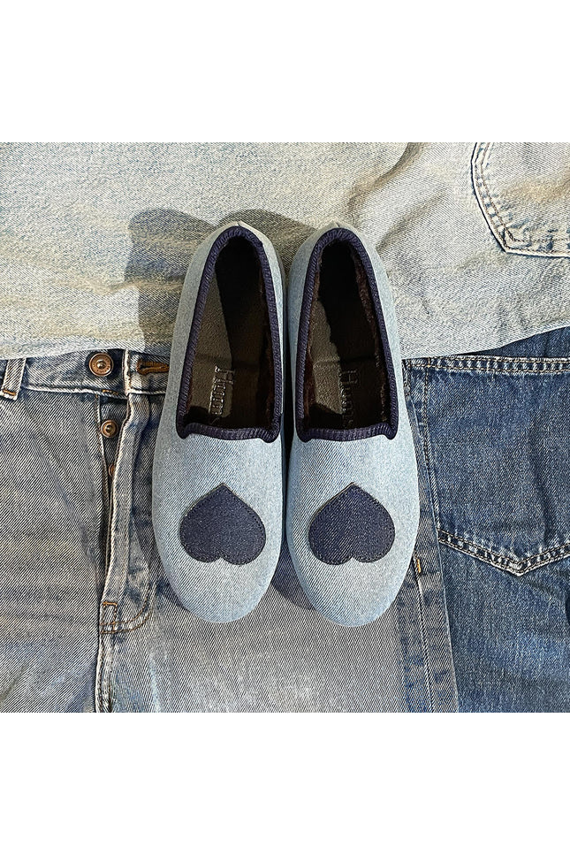 Denim Heart Loafer