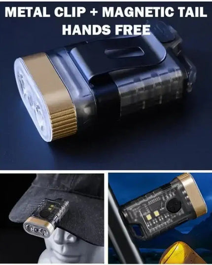 A11 Multi-funktion Mini LED Ficklampa