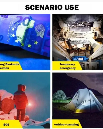 A11 Multi-funktion Mini LED Ficklampa