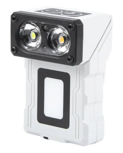 Multifunktionell roterande arbetslampa med sensor och magnetisk docka