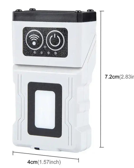 Multifunktionell roterande arbetslampa med sensor och magnetisk docka