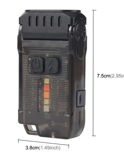 V15 EDC Ficklampa Multi-funktions Arbetslampa