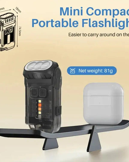 V15 EDC Ficklampa Multi-funktions Arbetslampa