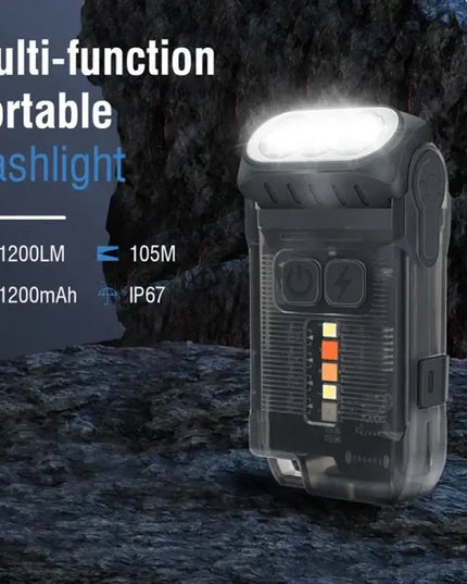 V15 EDC Ficklampa Multi-funktions Arbetslampa