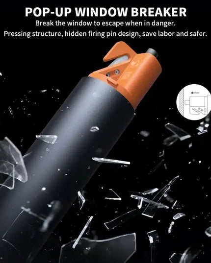 Multifunktionell Ficklampa 1000lm med Batteri och Räddningsverktyg