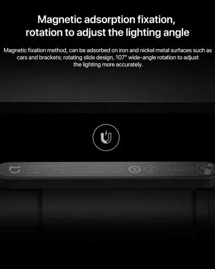 Multifunktionell Ficklampa 1000LM med Fönsterkross, Skärare och Magnetfäste