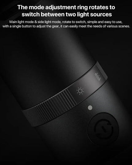 Multifunktionell Ficklampa 1000LM med Fönsterkross, Skärare och Magnetfäste