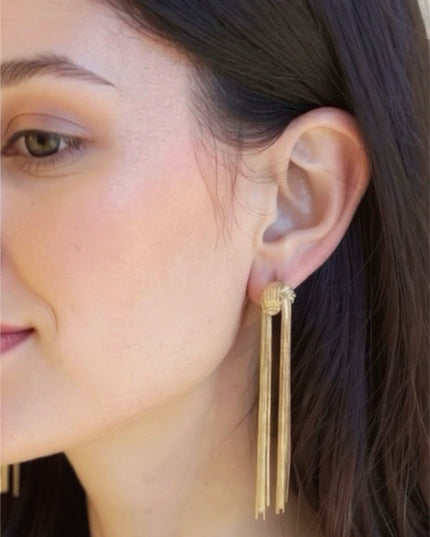 The Victoria earrings gold