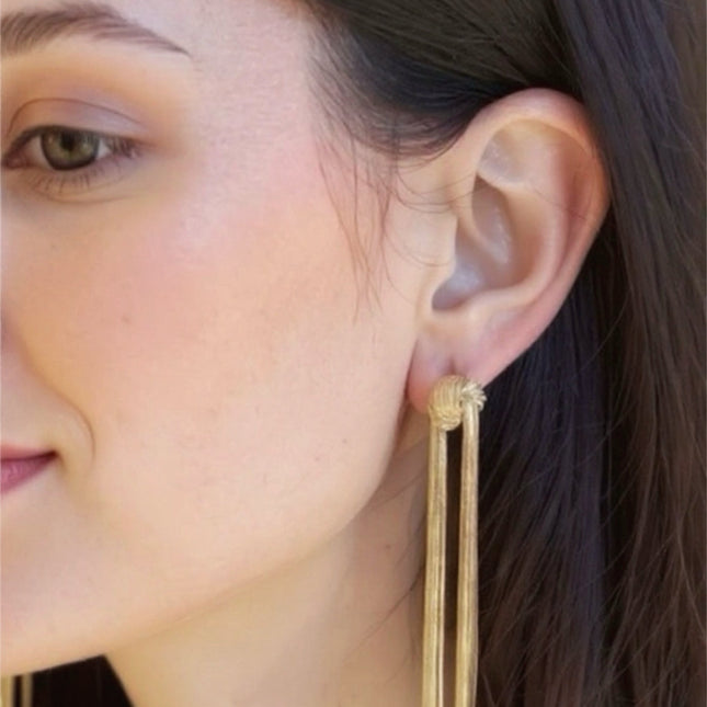 The Victoria earrings gold