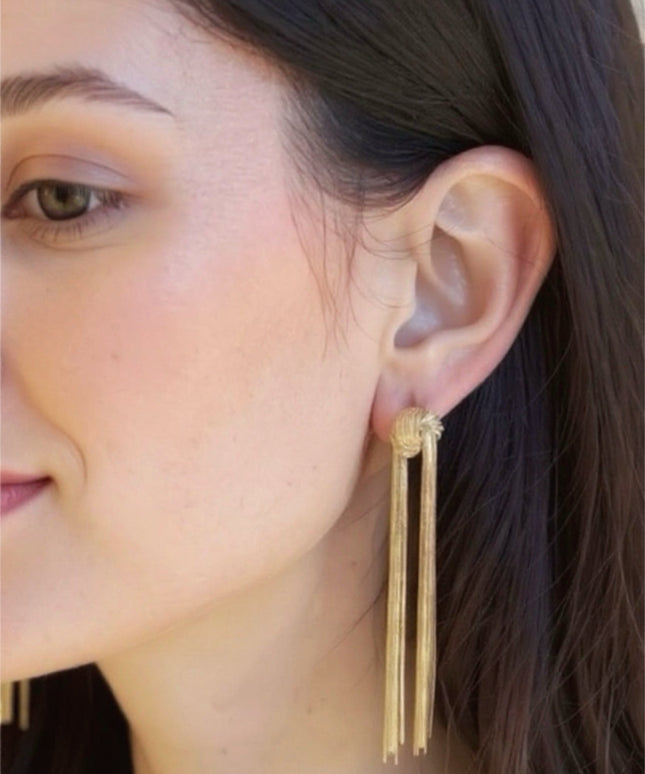 The Victoria earrings gold
