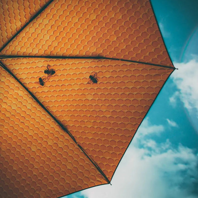 Honungsparaply – Vindtät och UPF50+ skydd