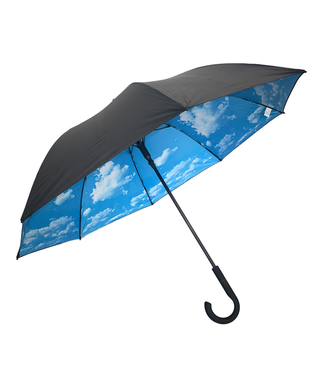 Stort paraply med pinnar Sky Lake – vindtätt och solskyddsfaktor 50+