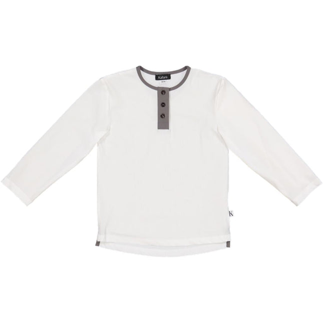 Kiwi UV-topp Vit/Grå