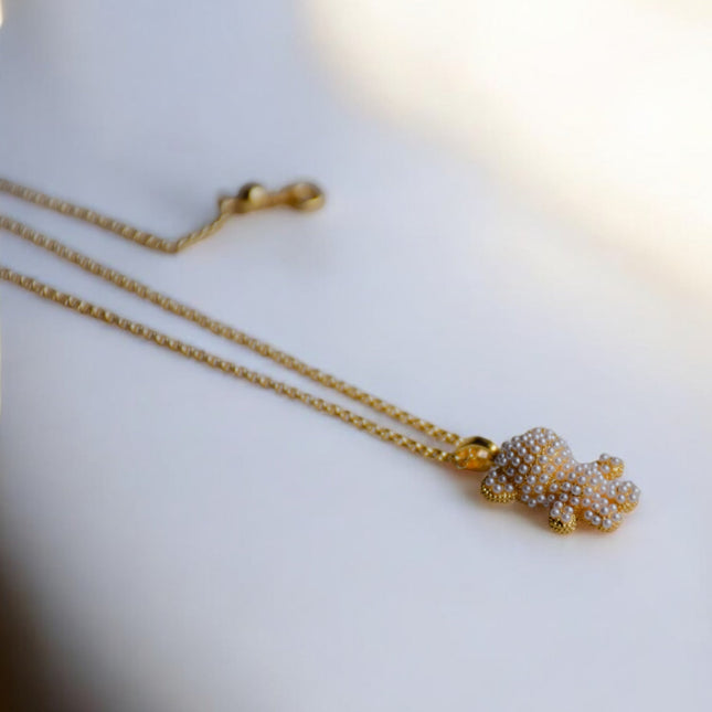 Teddy guld halsband