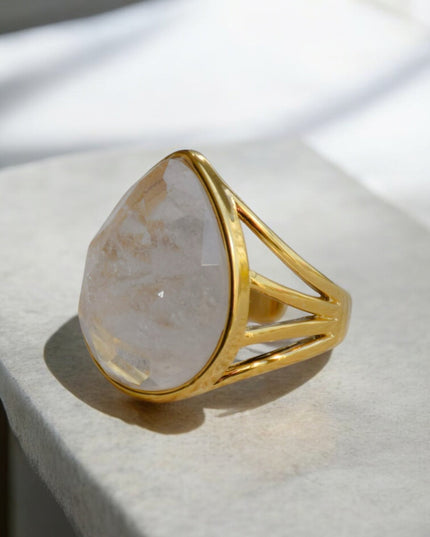 Skönhetsring i klar kvarts