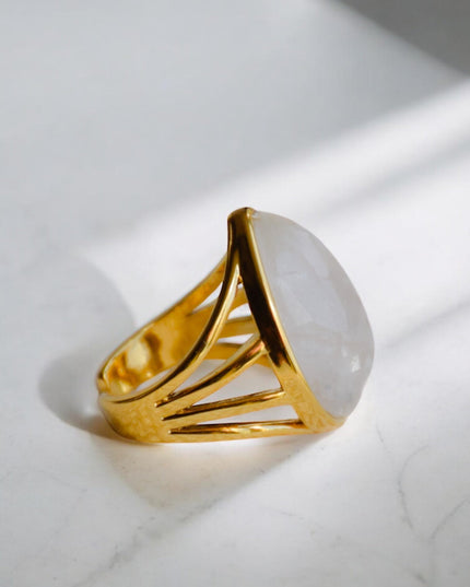 Skönhetsring i klar kvarts