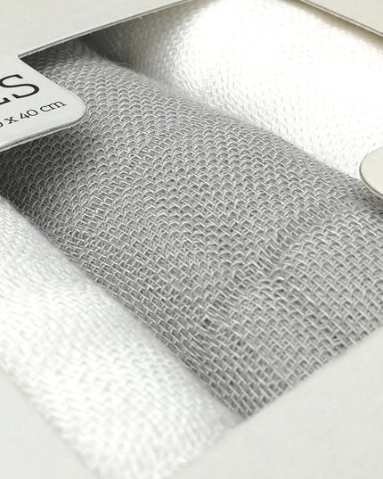 Muslin Squares Grey / White