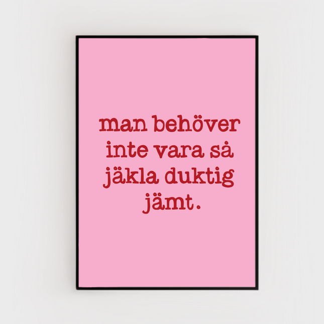 Poster | Duktig