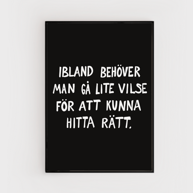 Poster | Gå vilse