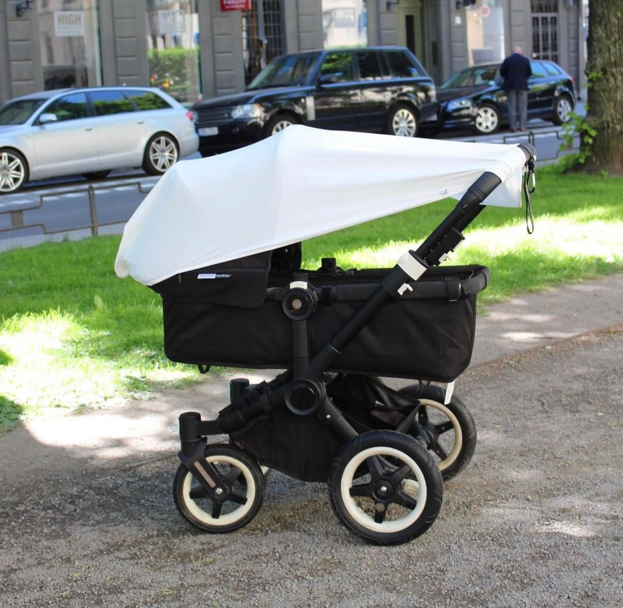 Capri Vändbart UV-Visir Vit/Natur