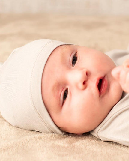 Bamboo Baby Beanie - GRÅ