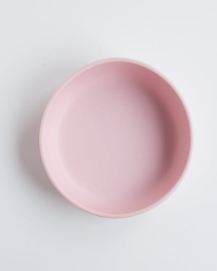 Silicone Baby Plate Bowl - Rosa