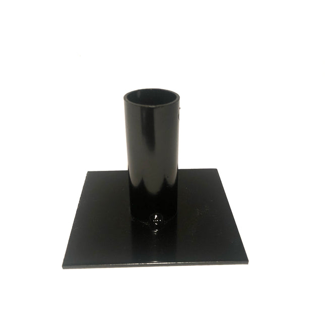 Ljusstake - enkel, liten (svart)