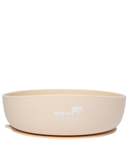 Silicone Baby Plate Bowl - Sand