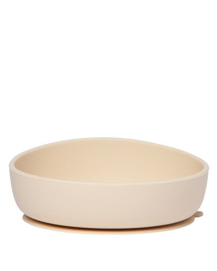 Silicone Baby Plate Bowl - Sand