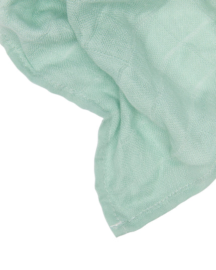 Muslin Blanket Green / White