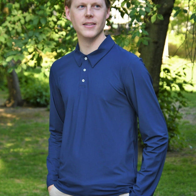 Palma UV-pikétröja Mörkblå