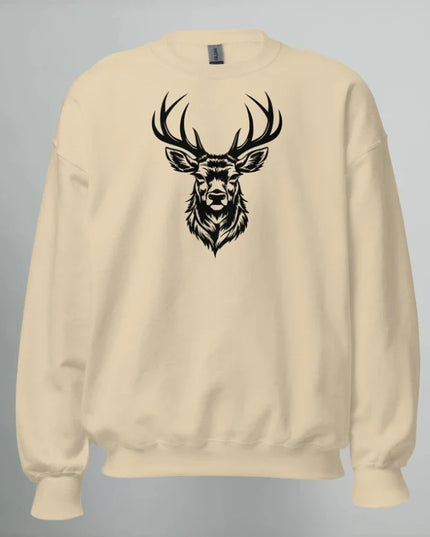 SWEATSHIRT BLACK DEER