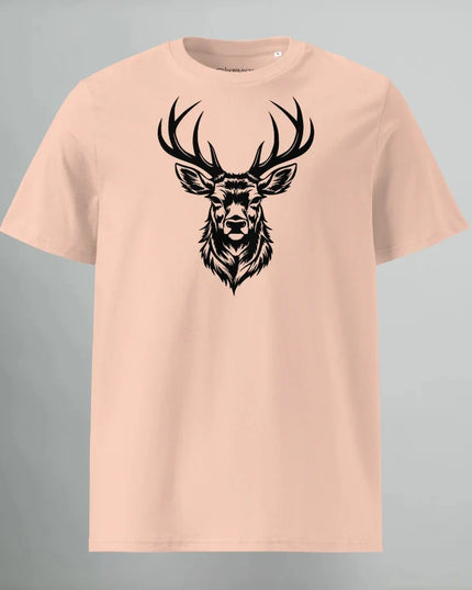T-SHIRT BLACK DEER