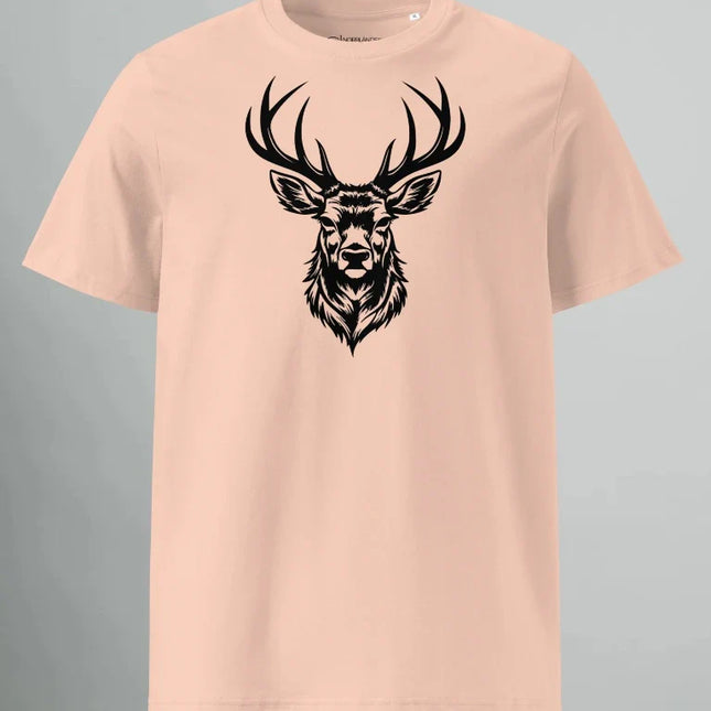 T-SHIRT BLACK DEER