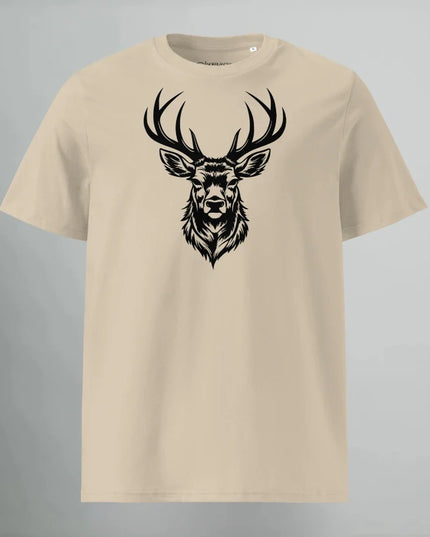 T-SHIRT BLACK DEER