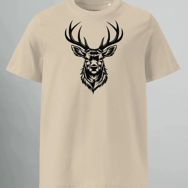 T-SHIRT BLACK DEER