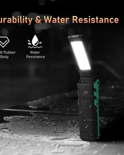 ES106 IP44 Vattentät COB Arbetslampa – USB-uppladdningbar