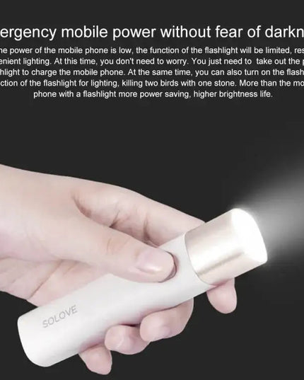 Xiaomi Youpin SOLOVE LED Ficklampa 3000mAh
