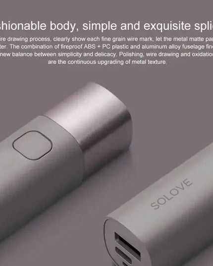 Xiaomi Youpin SOLOVE LED Ficklampa 3000mAh