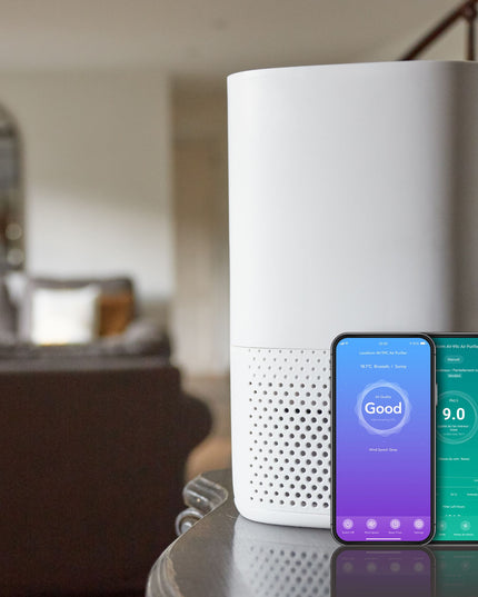 Lanaform AV-99C – Smart luftrenare med HEPA-filter, luftkvalitetssensor och appstyrning
