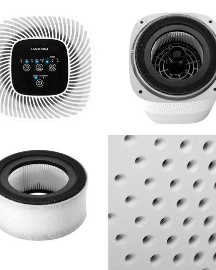 Lanaform Air Purifier – Kompakt luftrenare med HEPA-filter och jonisering